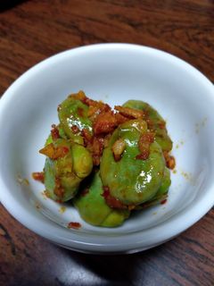 空豆の豆板醤炒め-レシピのメイン写真