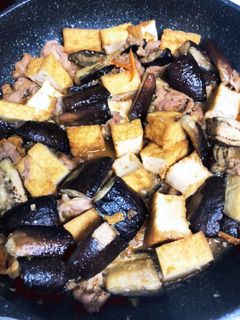 簡単★豚肉とナスの厚揚げ入り味噌炒め-レシピのメイン写真