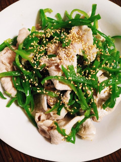 簡単✨豚肉とピーマンの塩レモン和え-レシピのメイン写真