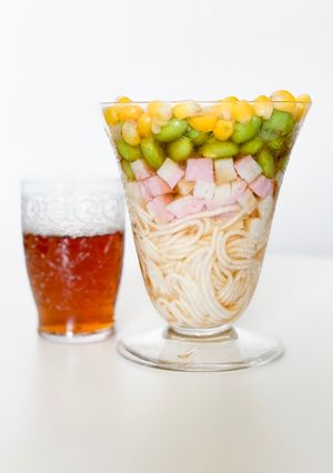 栄養満点　見た目勝負！そうめん-レシピのメイン写真
