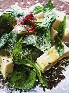 バジルと豆腐のサラダ-レシピのメイン写真