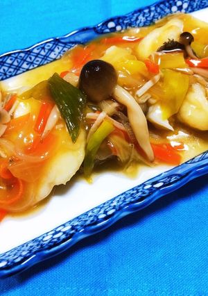 冷蔵庫の残り野菜で、野菜あんかけ-レシピのメイン写真