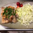 豚肉ソテーの青じそのせ♪