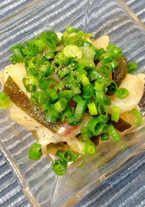 【簡単】鯛の昆布和え-レシピのメイン写真
