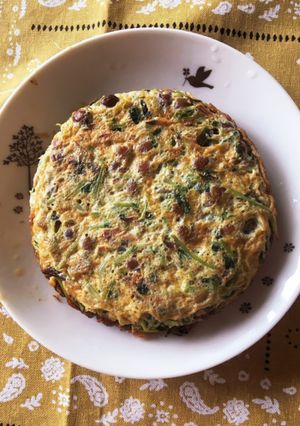豆苗のオムレツ〜和風味-レシピのメイン写真