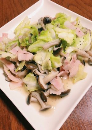 LDL☆シメジキャベツの白だしバタ-炒め-レシピのメイン写真