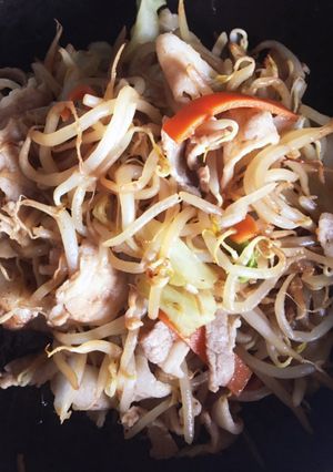 焼肉のタレと中華味の肉野菜炒め-レシピのメイン写真