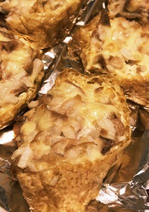 絶品！ジューシー栃尾の油揚ピザ-レシピのメイン写真