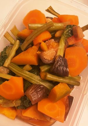 【炊飯器調理】冷めても美味しい野菜の甘煮-レシピのメイン写真