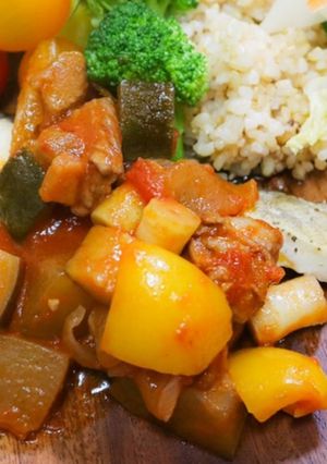 タラのソテー夏野菜ラタトゥイユソース-レシピのメイン写真