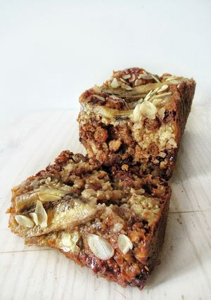 胡桃とレーズンのオートミールバナナケーキ-レシピのメイン写真