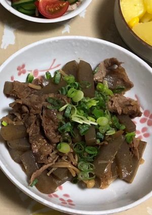 牛肉とこんにゃくの甘辛-レシピのメイン写真