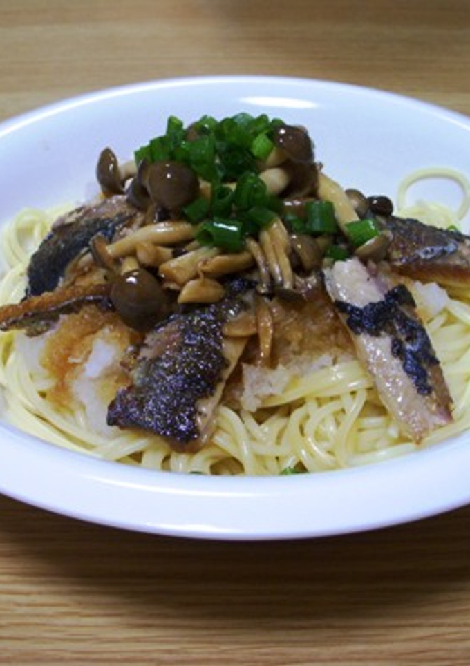 秋のさんまときのこパスタ-レシピのメイン写真
