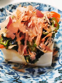 トマトとオクラの冷奴-レシピのメイン写真