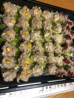 ホットプレートでいろいろ焼売-レシピのメイン写真