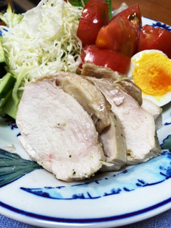 美味!コンソメ味の鶏ハム-レシピのメイン写真