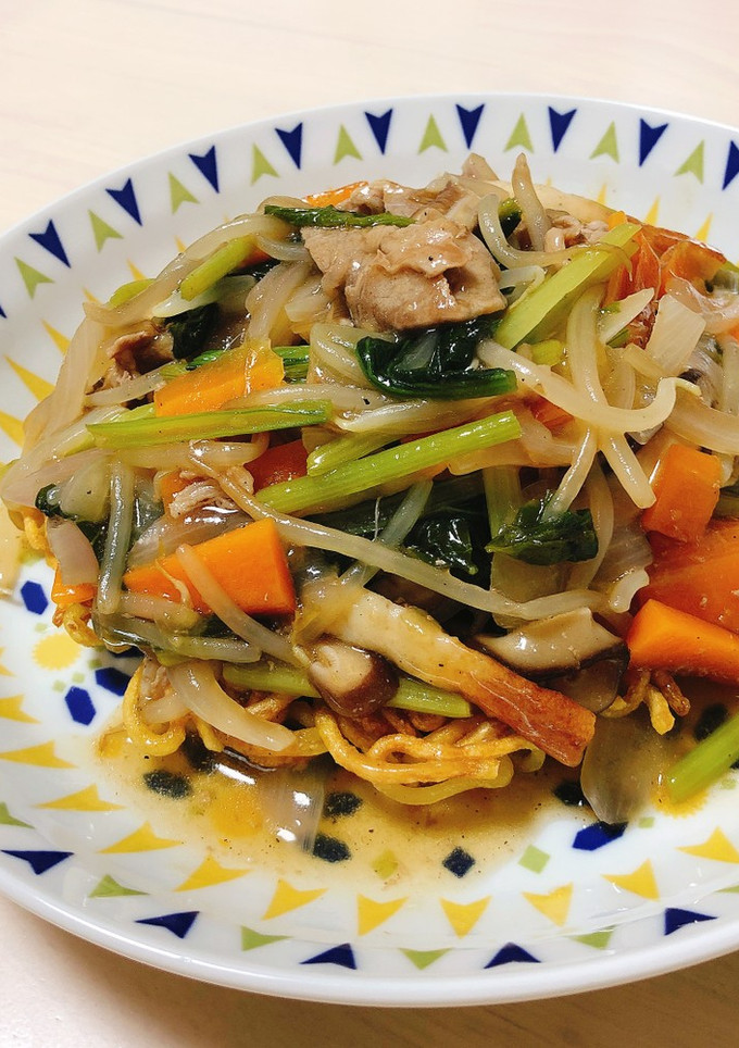 お家で中華屋さん♪あんかけかた焼きそば-レシピのメイン写真