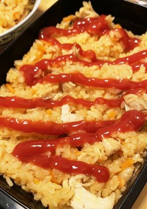 炊飯器でチキンライス-レシピのメイン写真