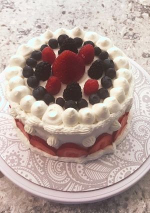 たんじょうびけーき-レシピのメイン写真