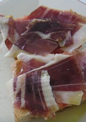 タパス tosta de jamon-レシピのメイン写真