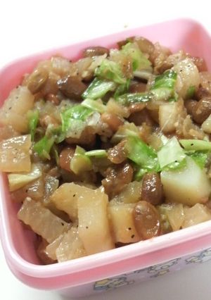 ご飯につまみに☆とまらない納豆炒め☆-レシピのメイン写真