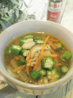 おくら入り♪和風カレースープ-レシピのメイン写真