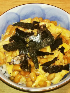 鯖塩焼きリメイク│納豆玉子かけご飯-レシピのメイン写真