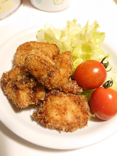 鶏ムネ肉でやわらかひとくちカツ♪-レシピのメイン写真