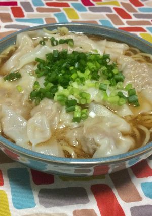 超簡単☆下町風！中華なワンタン麺♪♪♪-レシピのメイン写真