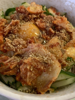 簡単!キムチそうめん-レシピのメイン写真