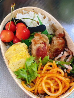 肉巻きトマト弁当-レシピのメイン写真