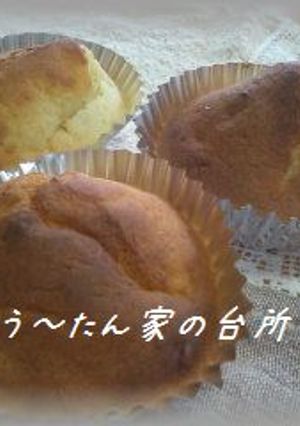 簡単なカップケーキ～バナナ～-レシピのメイン写真