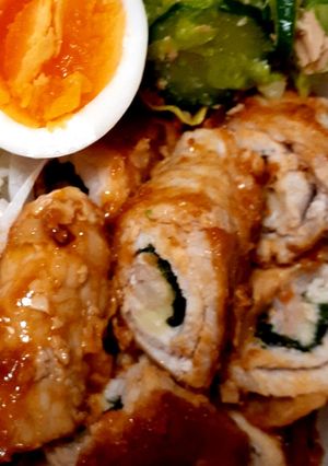 豚肉のバジル&チーズ巻き-レシピのメイン写真