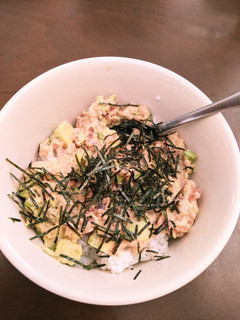 ねぎとろアボカドユッケ丼-レシピのメイン写真