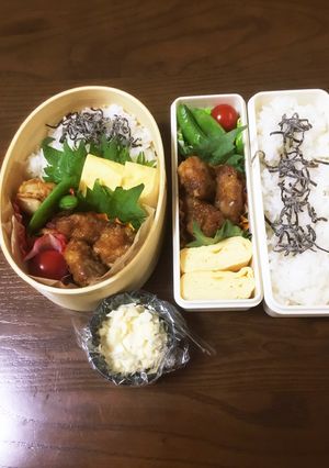 7/2お弁当チキン南蛮、副菜-レシピのメイン写真