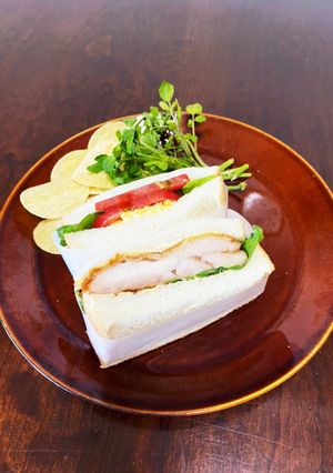 お腹いっぱい♡チキンサンド-レシピのメイン写真