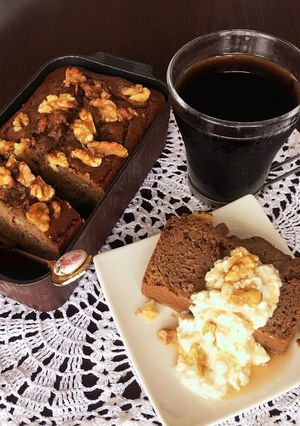 ☘低糖質!胡桃&コーヒーパウンドケーキ☘-レシピのメイン写真