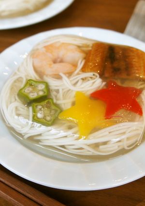 七夕そうめん寒天☆彡-レシピのメイン写真