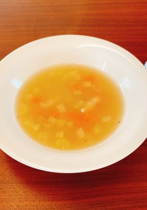 ロティサリーチキンの鶏がら野菜スープ-レシピのメイン写真