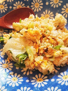 簡単!美味しい!レタスチャーハン♪-レシピのメイン写真