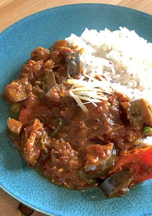 ナスとトマトの濃厚ベジカレー-レシピのメイン写真