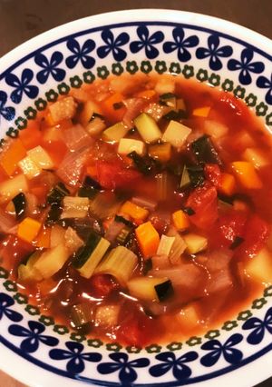 野菜たっぷりトマトスープ-レシピのメイン写真