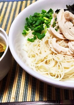 松茸のお吸い物 そうめん-レシピのメイン写真