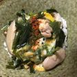 ニラと椎茸の簡単親子丼