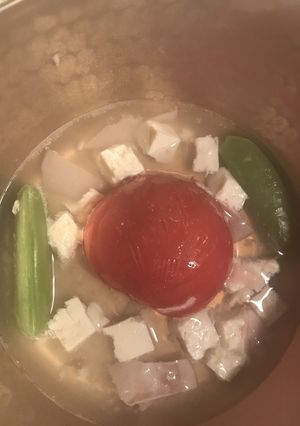 スナップエンドウのトマト煮-レシピのメイン写真