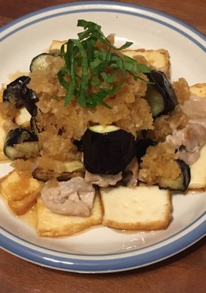 20分で簡単！ナスと豚肉のみぞれがけ-レシピのメイン写真