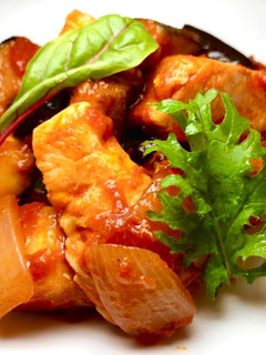 鶏と夏野菜のトマト煮込み-レシピのメイン写真