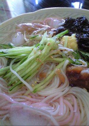 もずくと薬味たっぷりの素麺-レシピのメイン写真