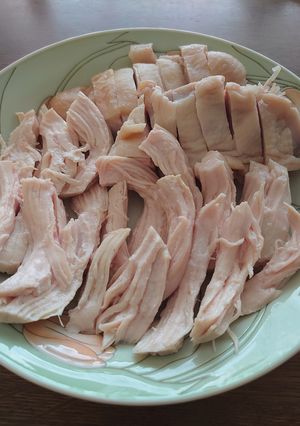 プリプリ茹で鶏の作り方-レシピのメイン写真