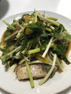 白身魚のソテーとさっぱり薬味ポン酢-レシピのメイン写真